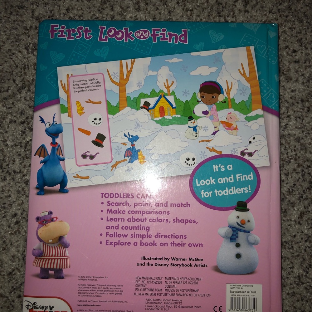 Book- Doc McStuffins. Like new.